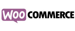 Texto "WOO" en bocadillo morado
