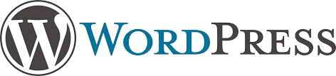 Logotipo de WordPress sobre fondo oscuro