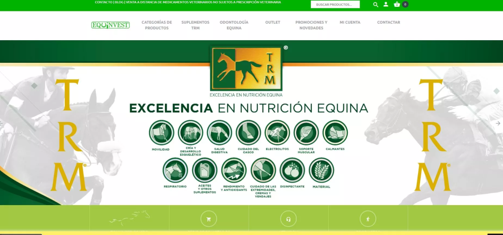Banner TRM excelencia en nutrición equina