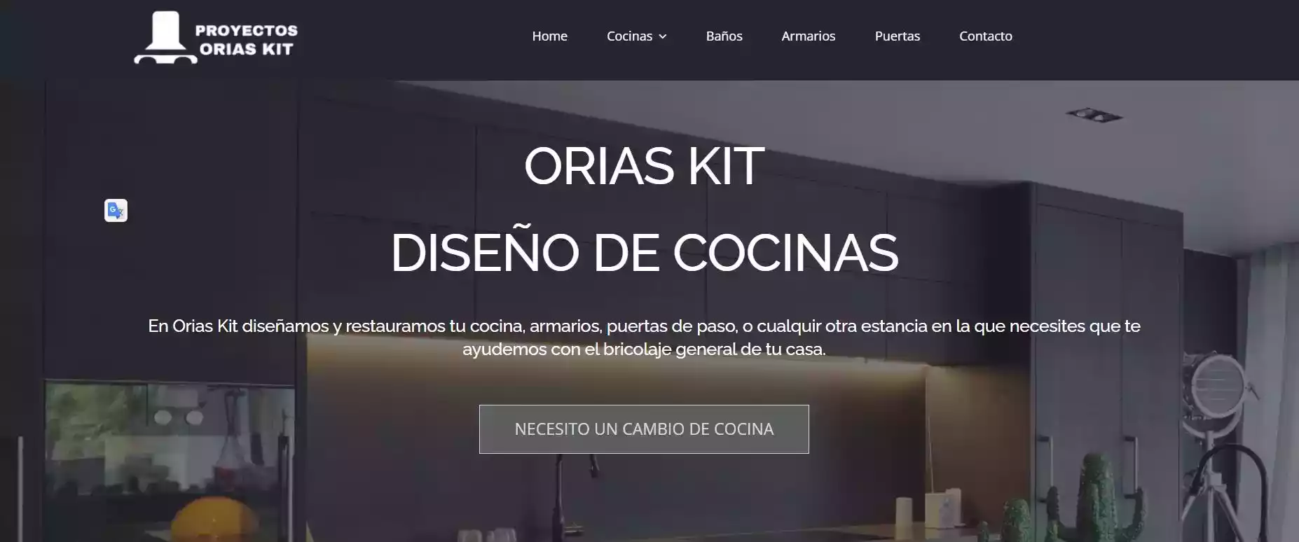 Diseño moderno de cocinas Orias Kit